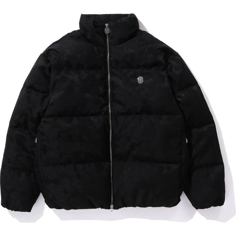 BAPE トーナルソリッドカモパファーダウンジャケットメンズ