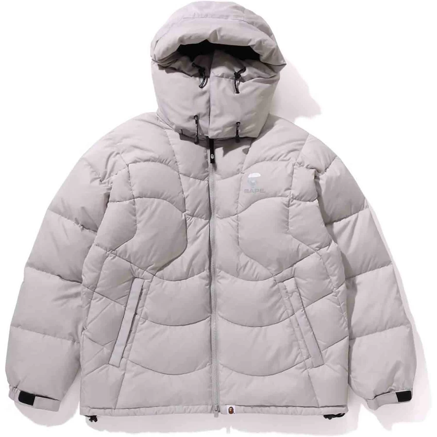 Piumino Bape Con Cuciture Bape, Vestibilità Rilassata Da Uomo