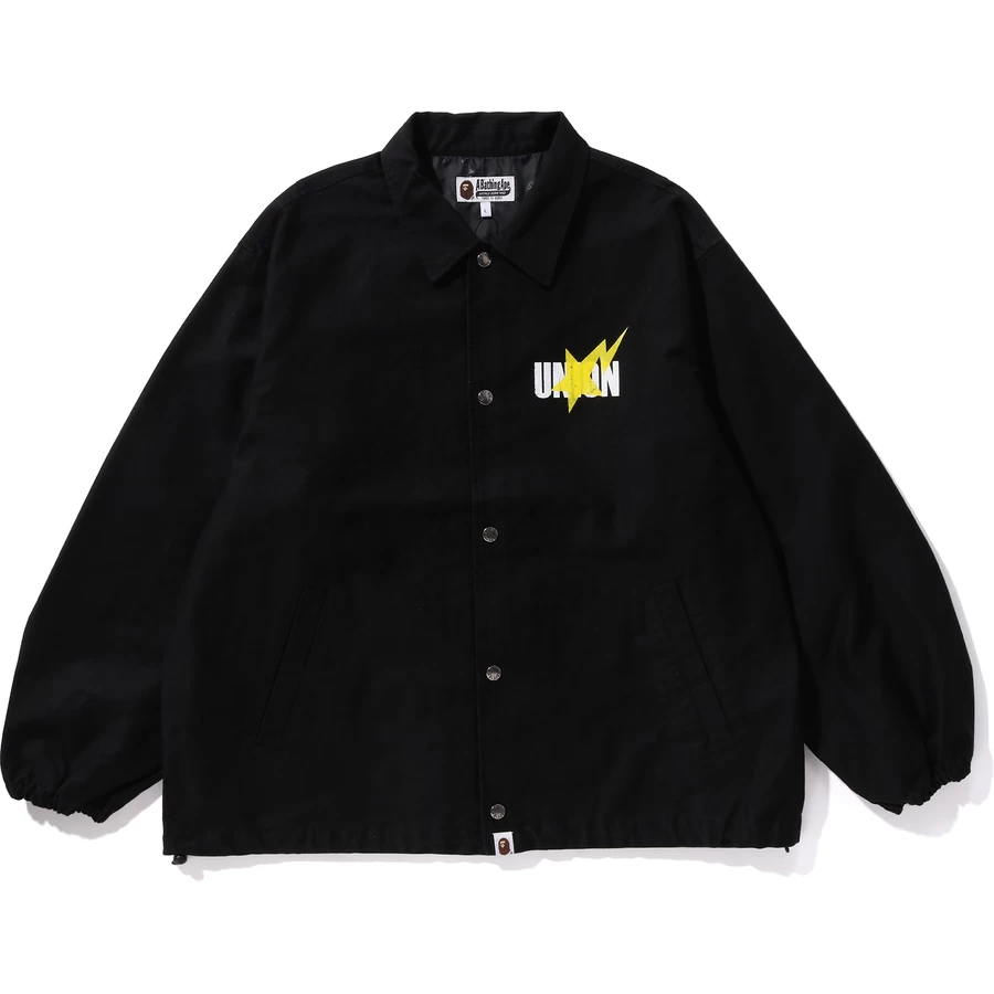 Bape BAPE X UNION PIGMENT DYED COACH JACKET MENS