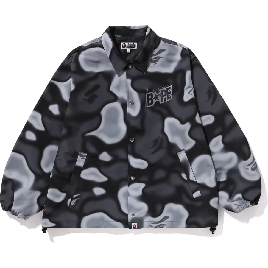 Bape Liquid Camo Giacca Bape Sta Coach Vestibilità Rilassata Da Uomo