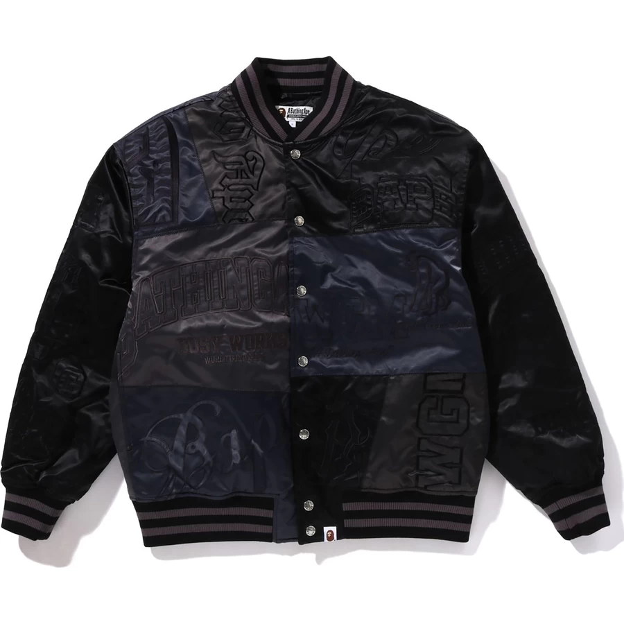 BAPE パッチワーク スタジャン メンズ
