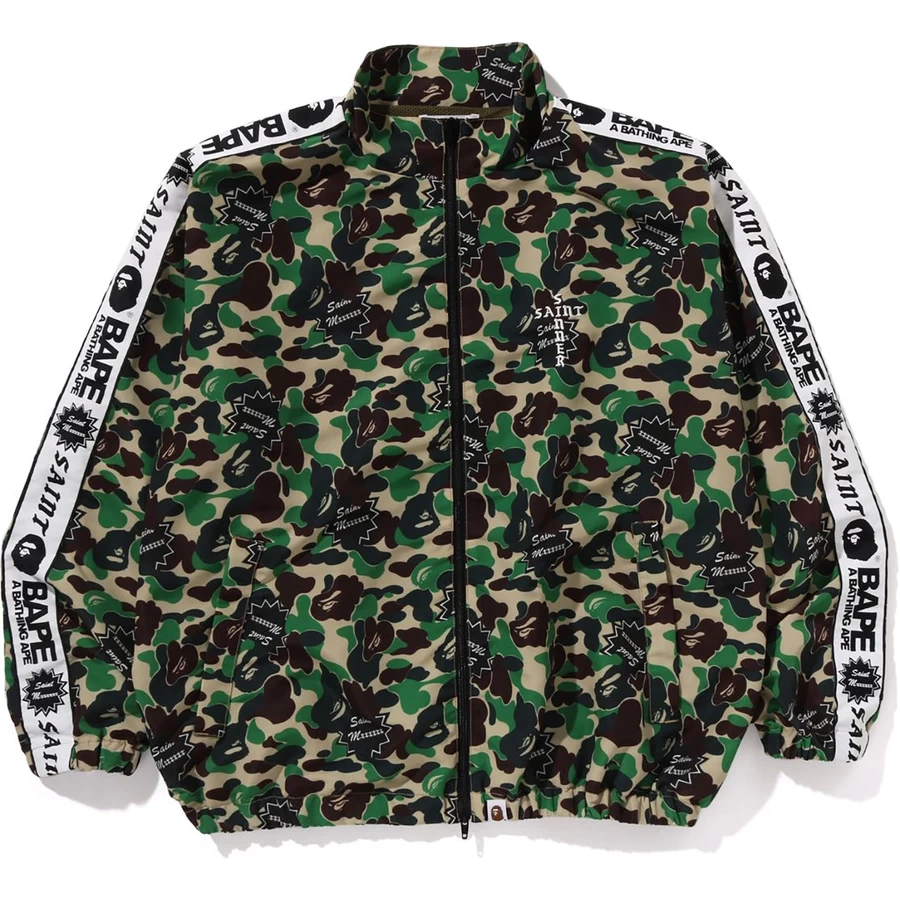 Bape BAPE X SAINT MXXXXXX ABC CAMO TRACK JACKET MENS