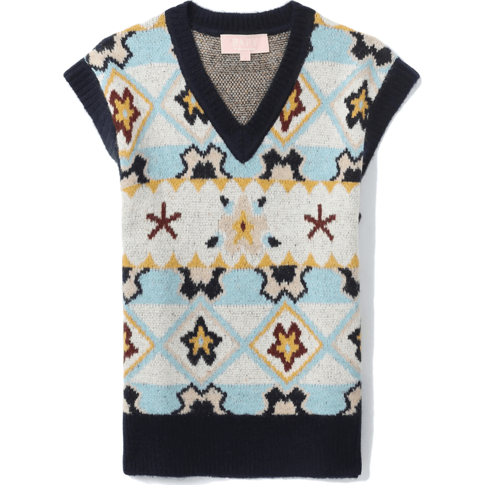 Bape BAPY INTARSIA KNIT VEST LADIES Multi