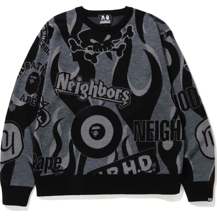 Bape Bape X Buurt Relaxed Fit Gebreide Heren