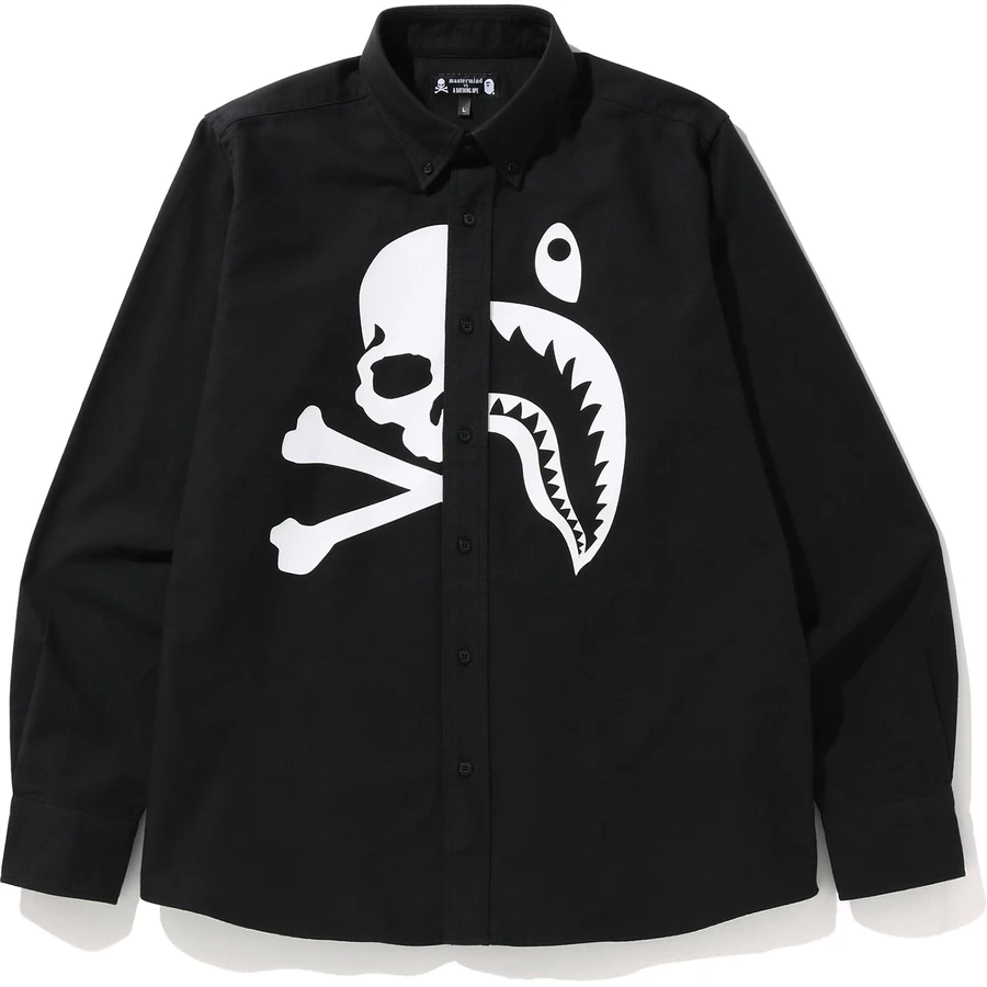 Bape Mm Bape Oxford Bd Kemeja Pria