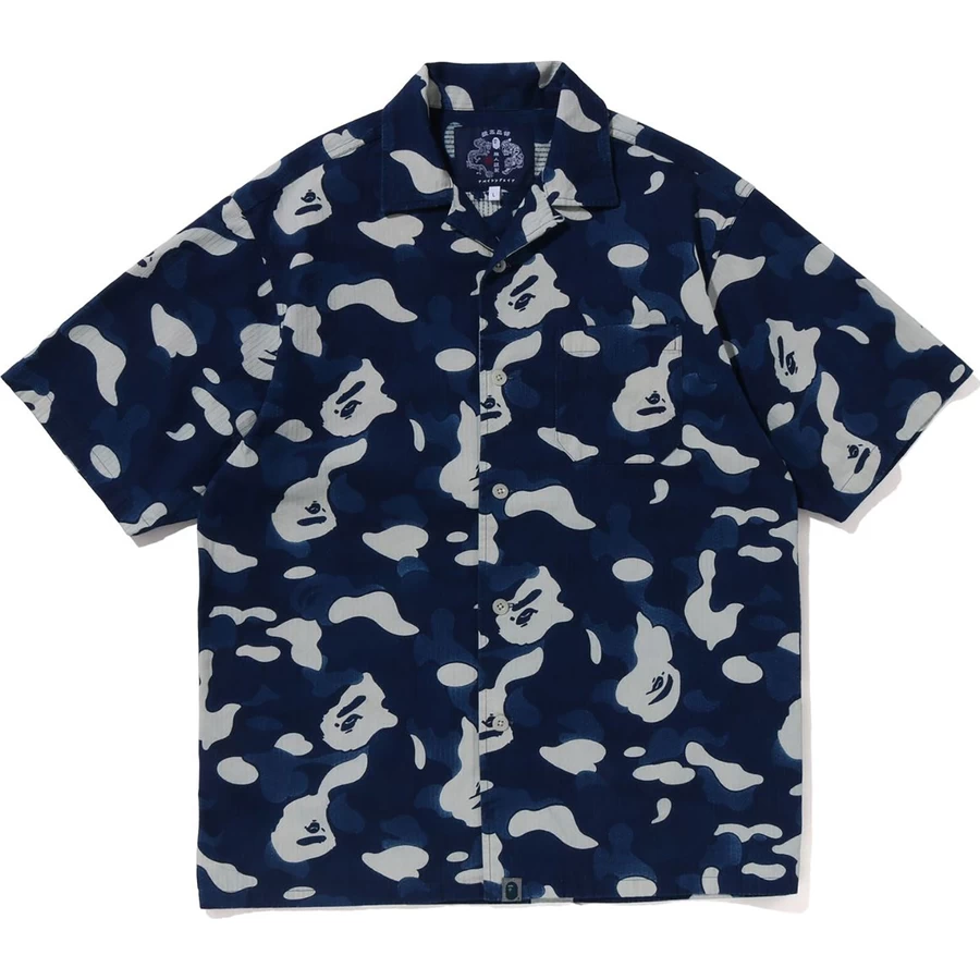 Bape ABC CAMO S/S SHIRT RELAXED FIT MENS