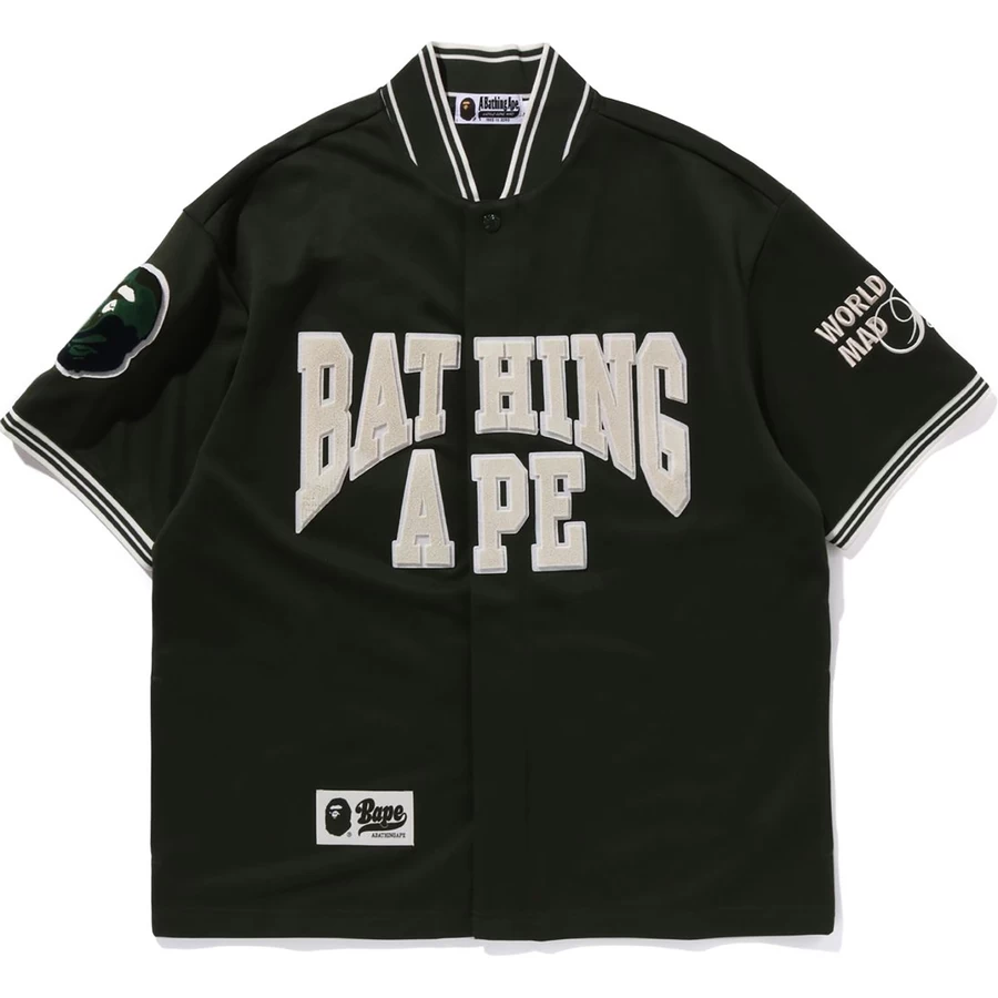 Bape BASEBALL JERSEY S/S SHIRT MENS