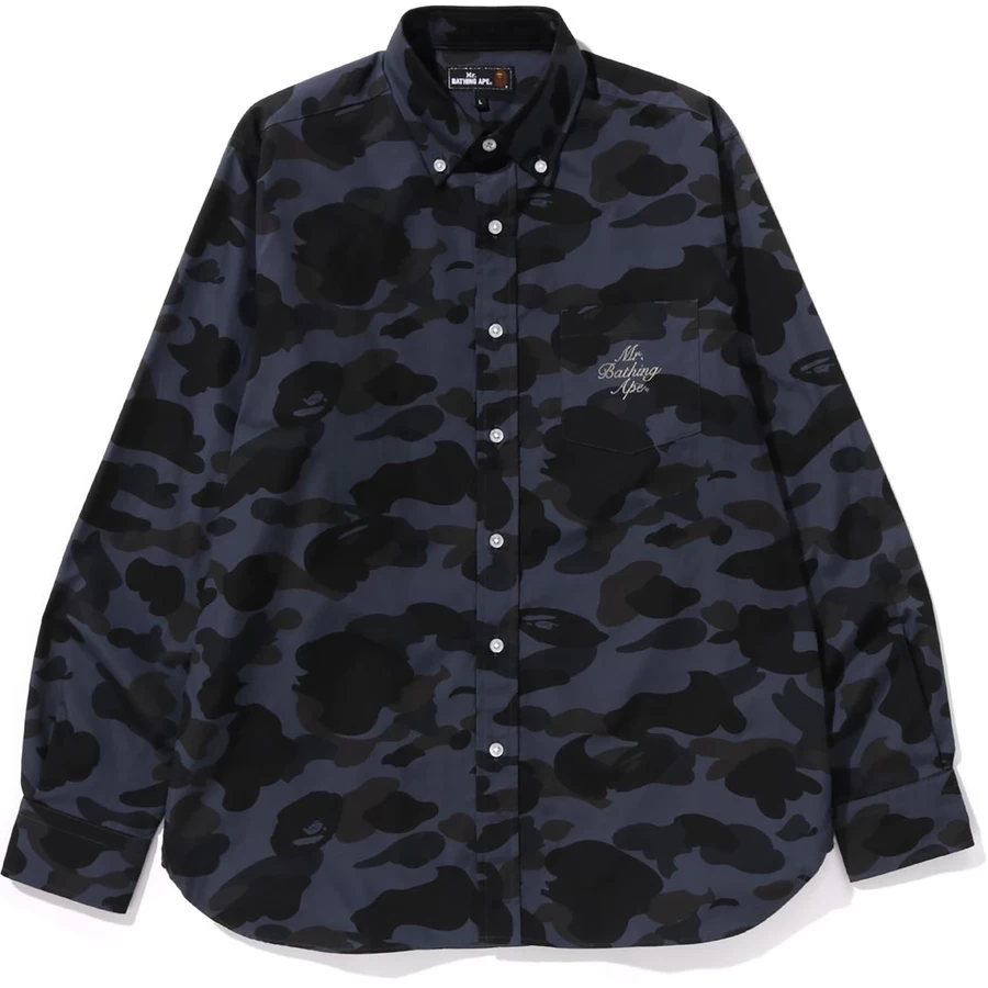 Bape MR. BATHING APE 1ST CAMO BD SHIRT MENS
