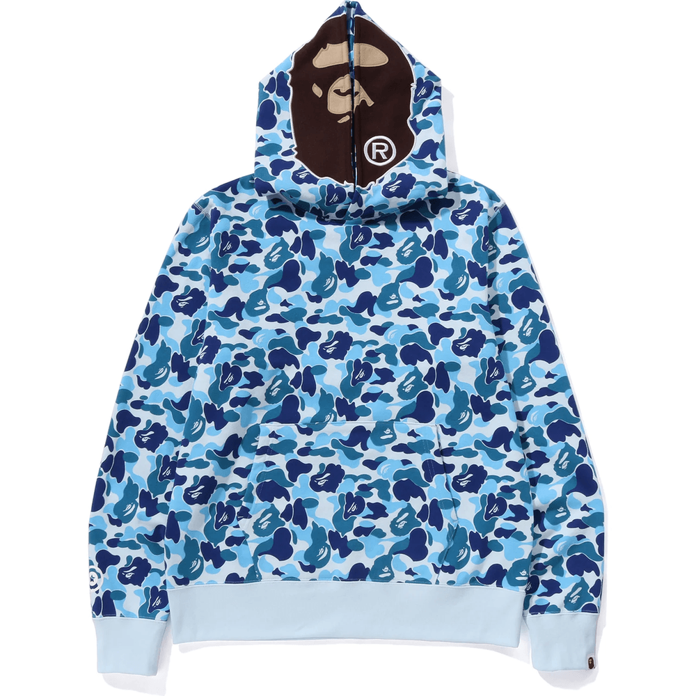 Bape ABC CAMO 2ND APE PULLOVER HOODIE MENS Blue