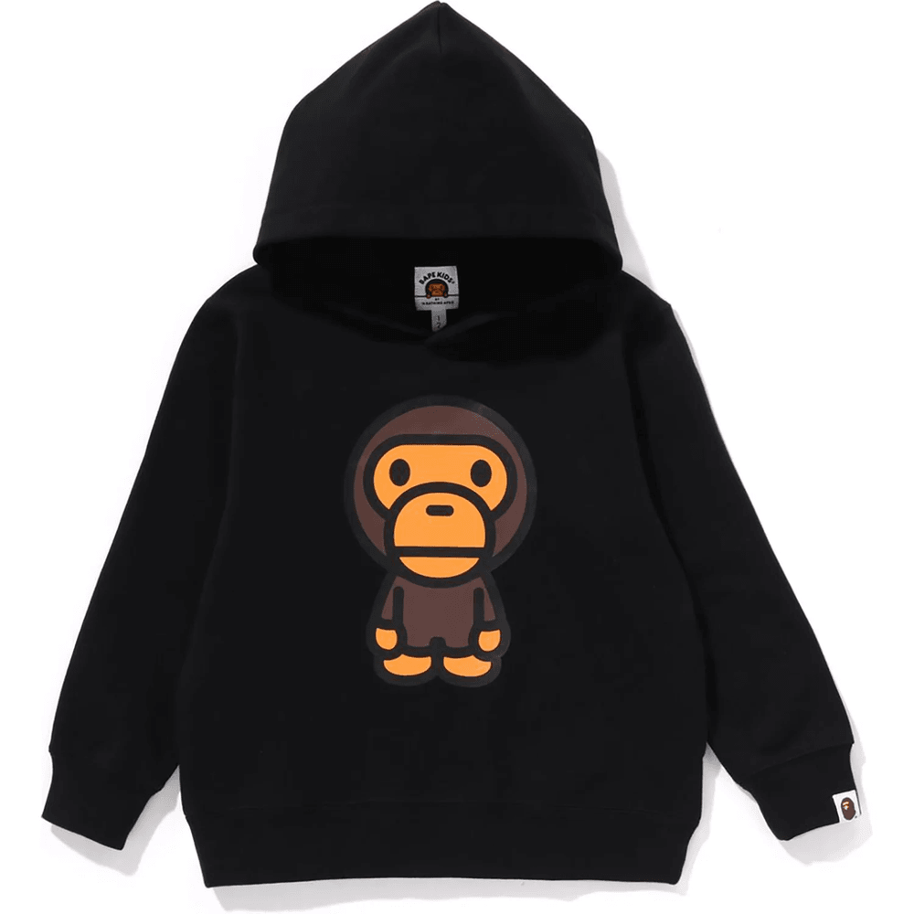 Bape BABY MILO PULLOVER HOODIE KIDS Black