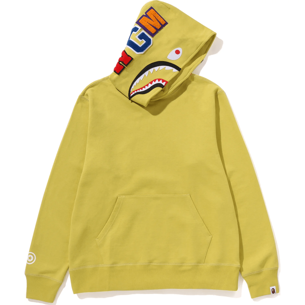 Bape SHARK PULLOVER HOODIE MENS Yellow