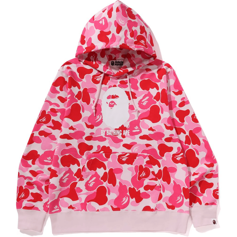 Bape ABC CAMO BY BATHING APE PULLOVER HOODIE MENS Pink