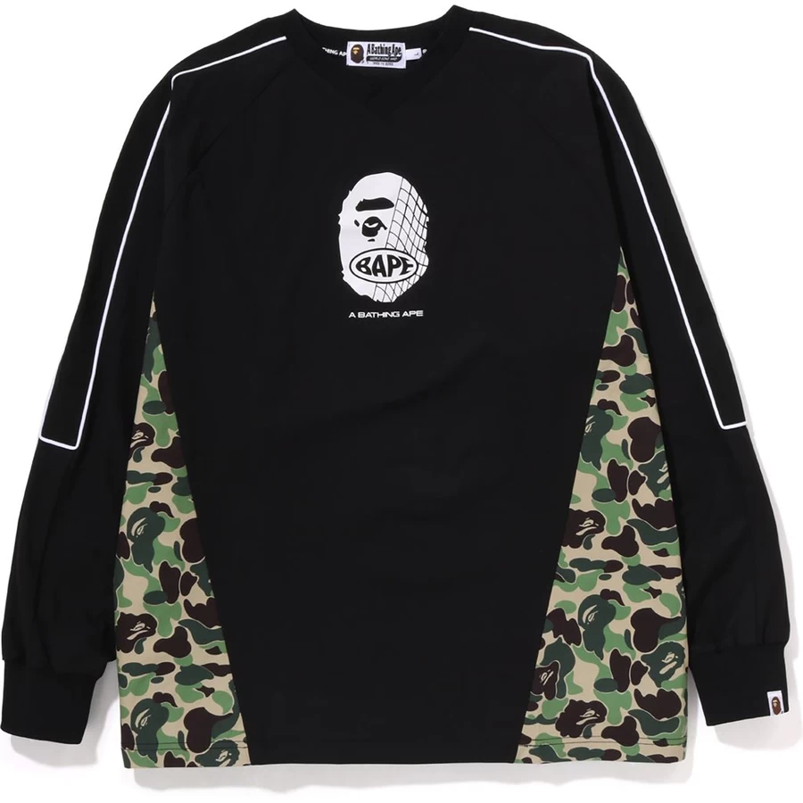 Bape ABC CAMO PULLOVER JERSEY MENS