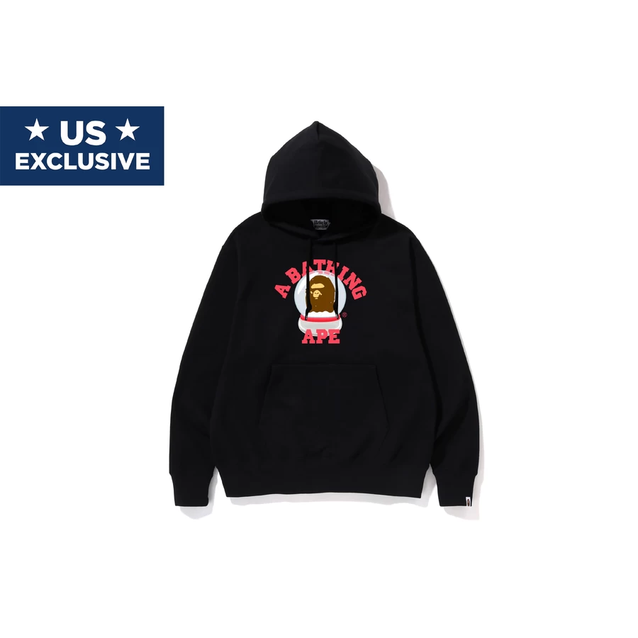 Bape Maymun Kafa Kar Küresi Kolej Kazak Kapşonlu Erkek