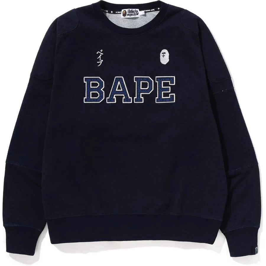 Bape Japonya Kültürü Rahat Kesim Bisiklet Yaka Erkek