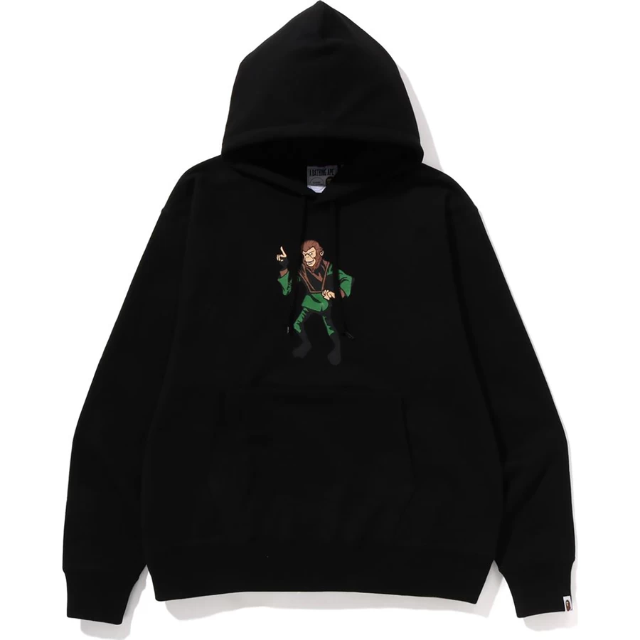 Męska Bluza Z Kapturem O Swobodnym Kroju Bape Ape
