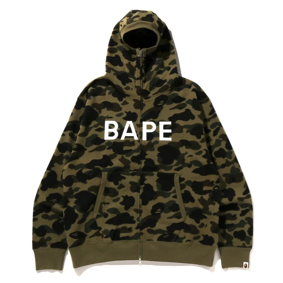 Hanorac Cu Fermoar Complet Bape 1st Camo Pentru Bărbați
