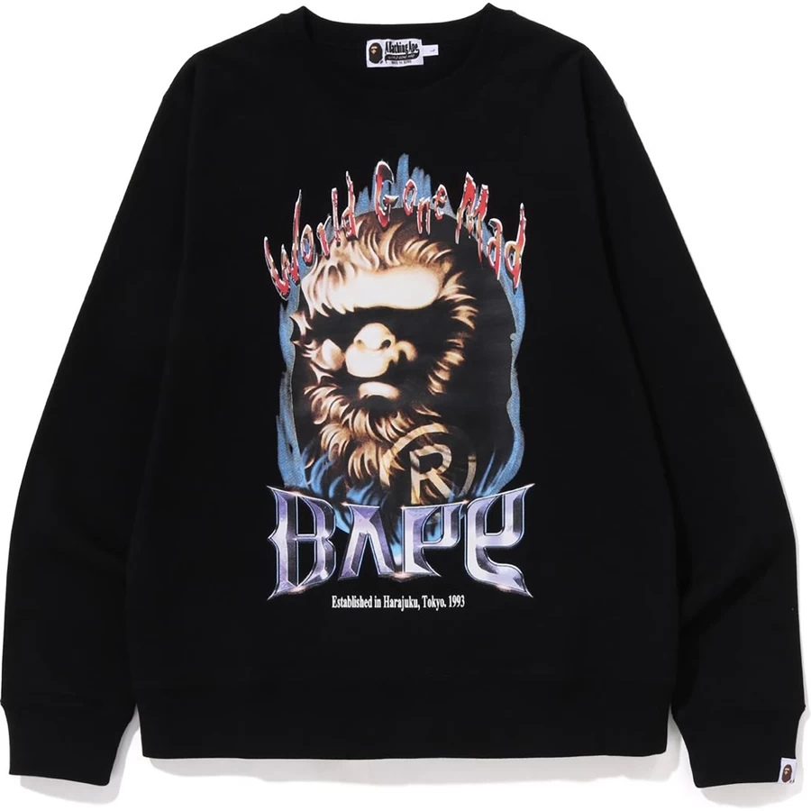 Bape BAPE APE HEAD CREWNECK MENS
