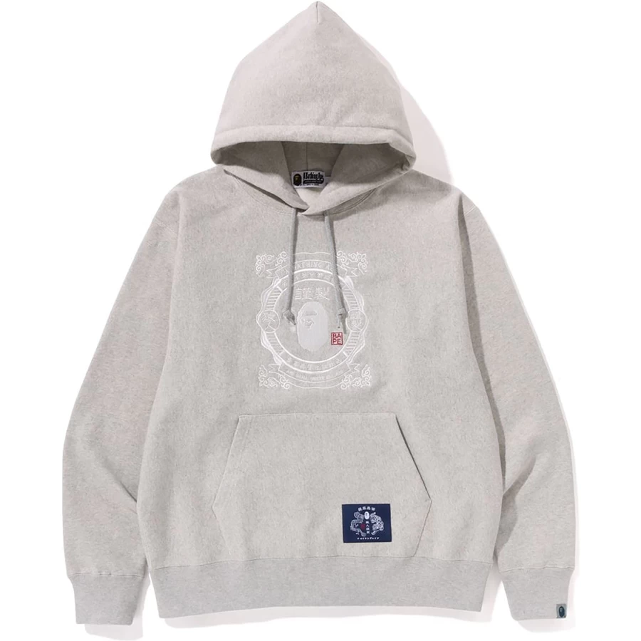 Sudadera Con Capucha Y Ajuste Relajado Con Motivo Japonés De Bape Para Hombre