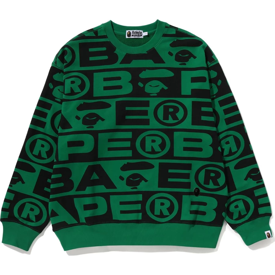 Bape Lux Model Sport Oversize Crewneck Barbati