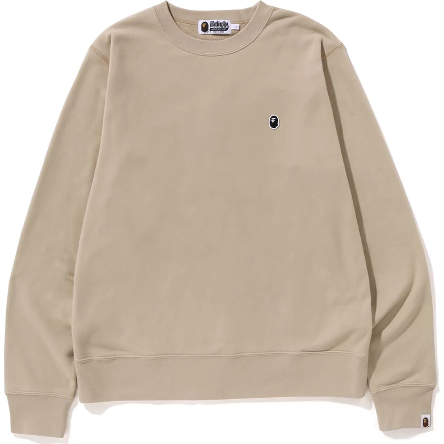 Bape APE HEAD ONE POINT CREWNECK MENS