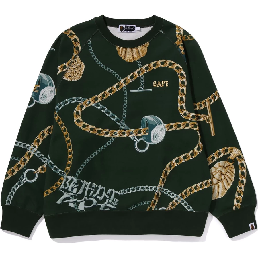 Bape Bape Mücevherleri Bisiklet Yaka Rahat Kesim Erkek