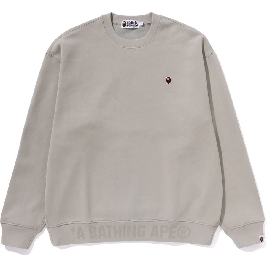 Bape APE HEAD ONE POINT CREWNECK MENS