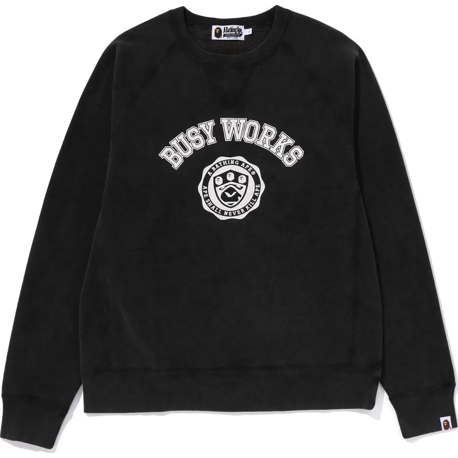 Bape BAPE BUSY WORKS CREWNECK MENS