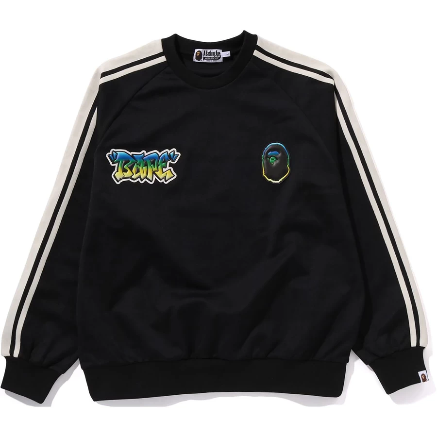 Bape Lux Model Sport Jacquard Crewneck Barbati