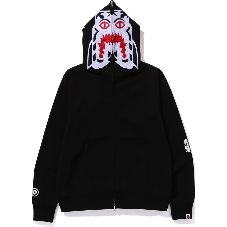 Bape Kaplan Tam Zip Kapşonlu Erkek