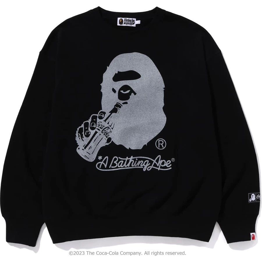 Bape Bape X Coca-cola Ape ראש צווארון גברים בכושר נינוח