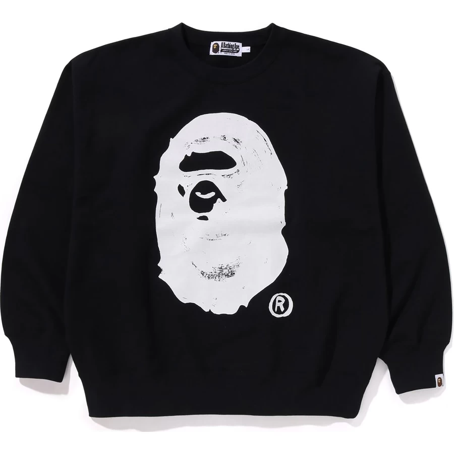 Bape Bape X Joshua Vides Ape Head Crewneck Mens