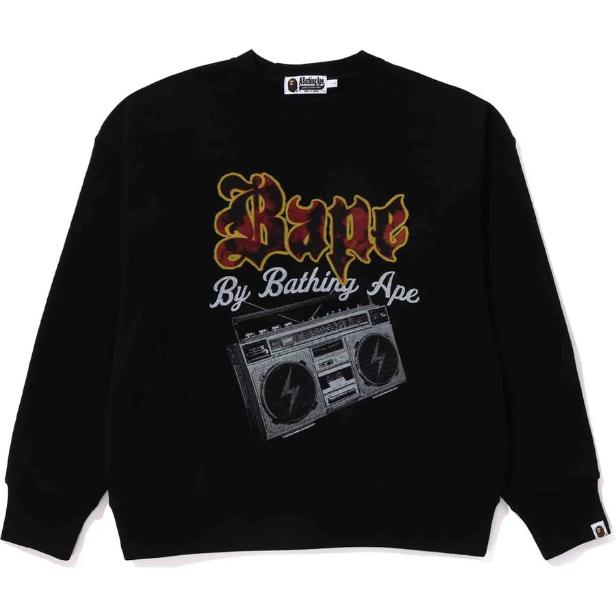 Bape Boombox Crewneck Relaxed Fit Barbati