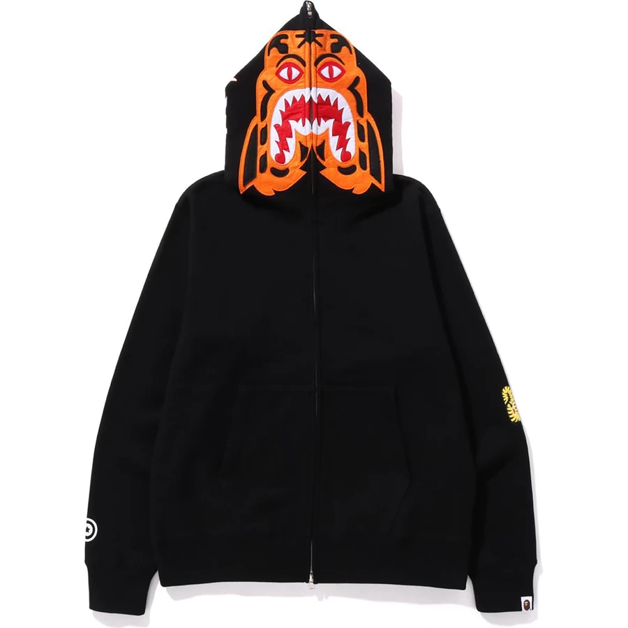 Hanorac Cu Fermoar Complet Bape Tiger Pentru Bărbați