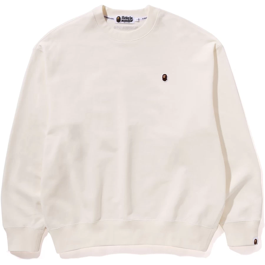 Bape APE HEAD ONE POINT CREWNECK MENS