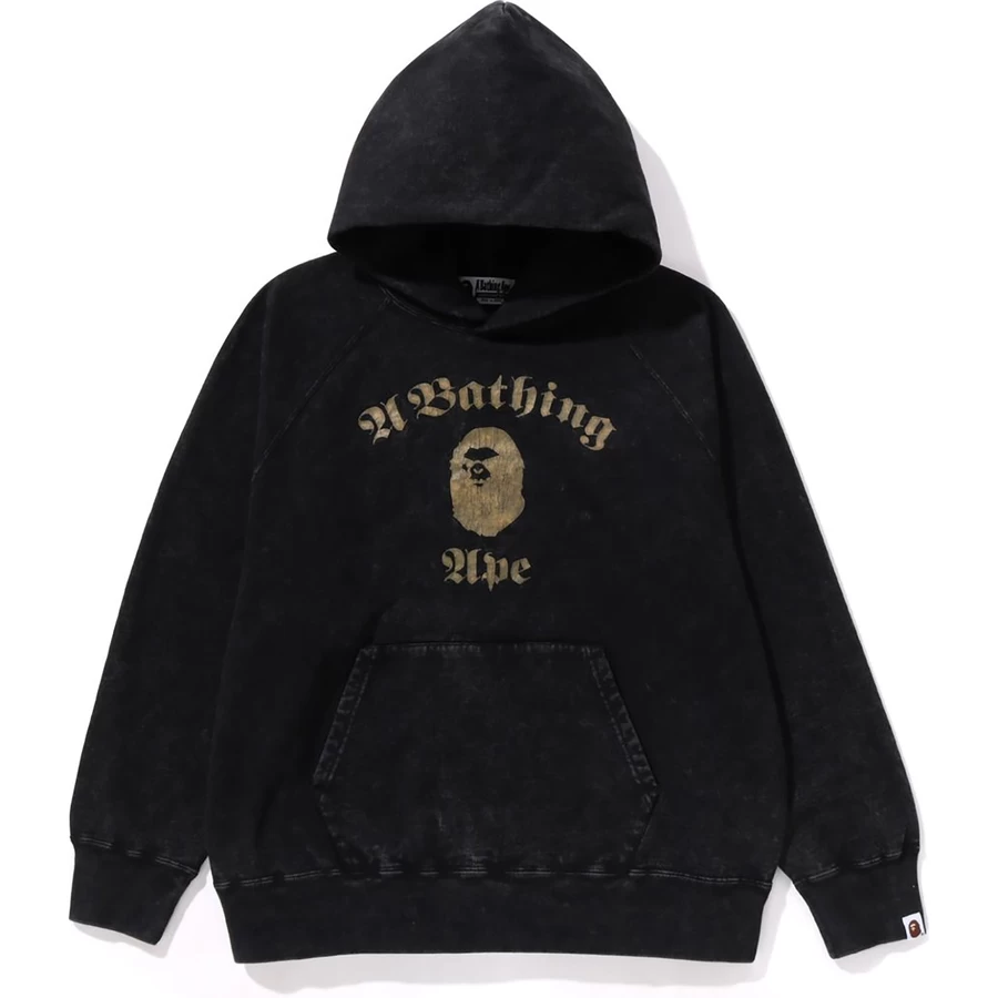 Bape A Bathing Ape Overdye Pullover Relaxed Fit Hoodie Pentru Bărbați