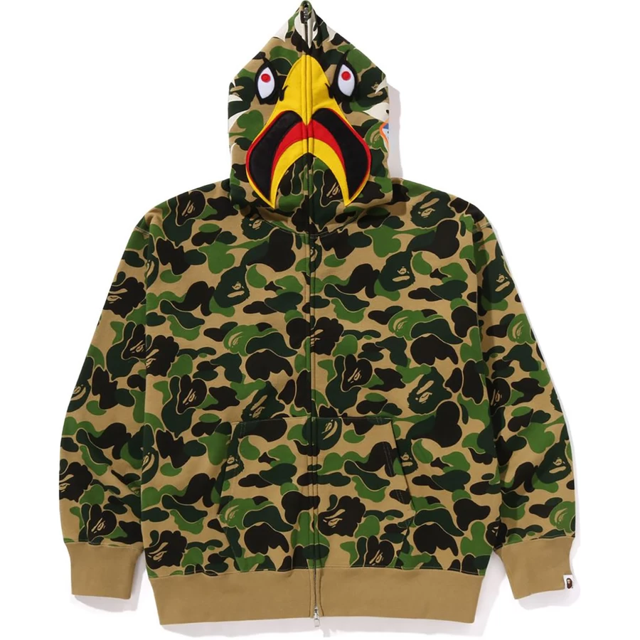 Bape Bape X Readymade Abc Camo Eagle Relaxed Fit Cu Fermoar Complet Hanorac Barbati
