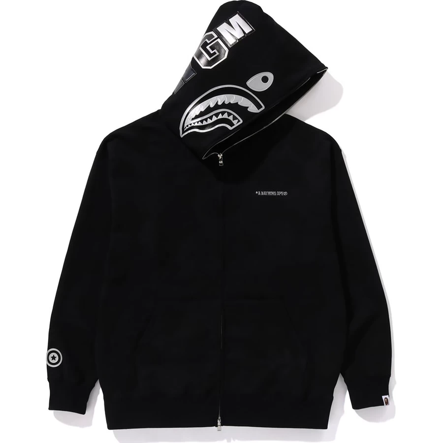 Bape INK CAMO SHARK ZIP HOODIE MENS