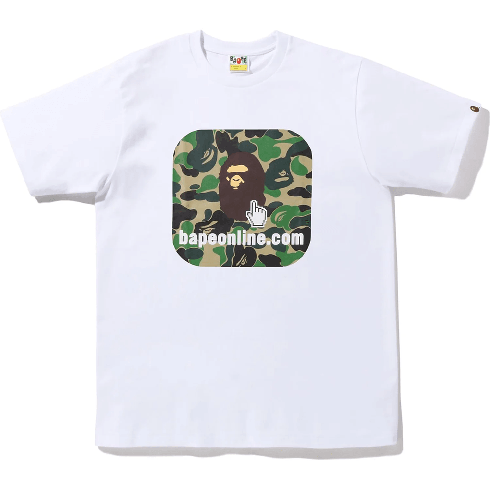 ABC CAMO BAPE ONLINE TEE BAPEC MENS White