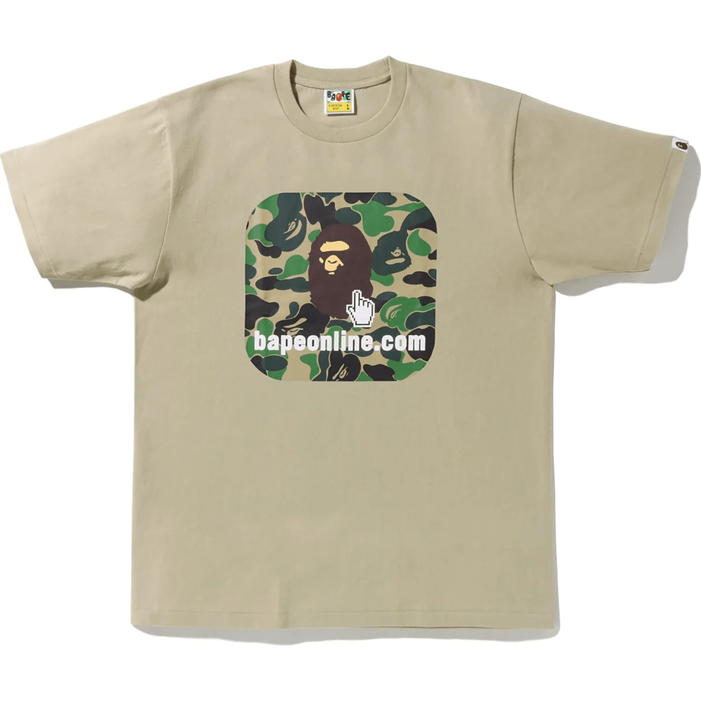 تیشرت آنلاین Abc Camo Bape Bapec مردانه بژ
