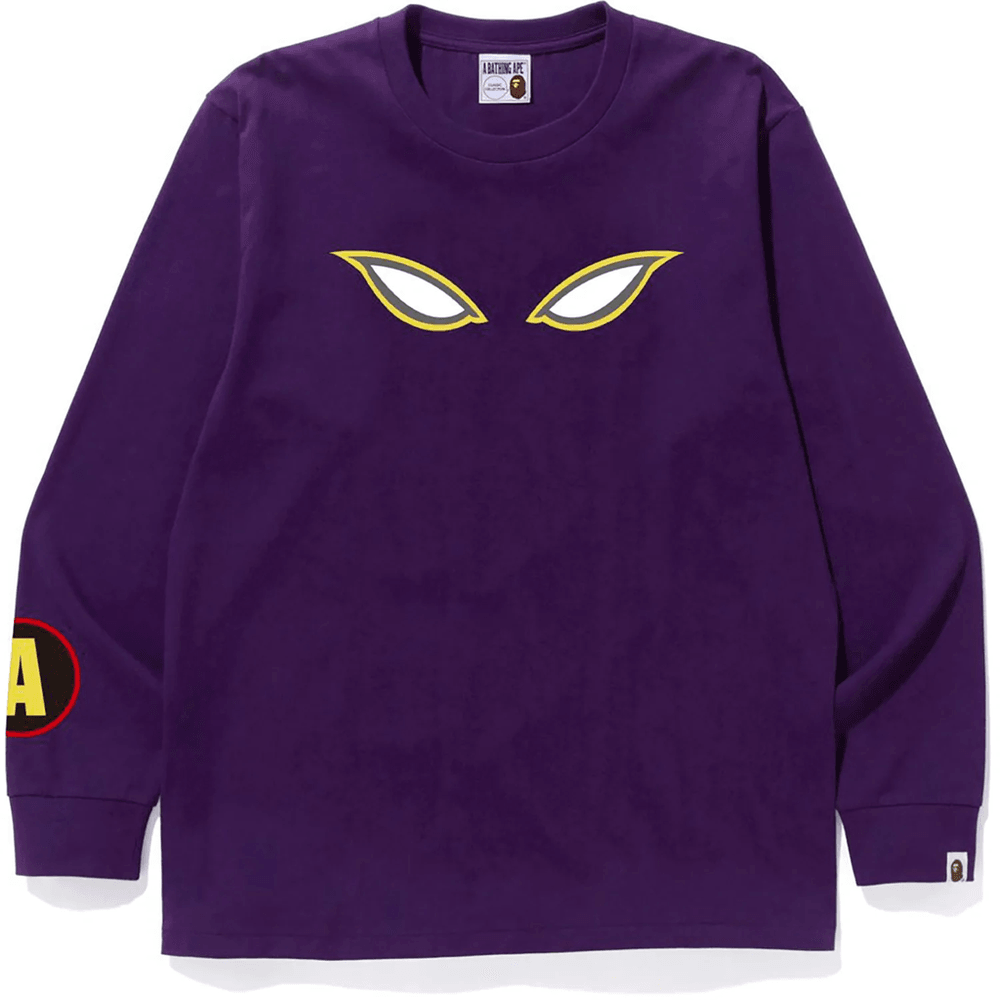 Shadow Bape L/s Tee Moška Vijolična Majica