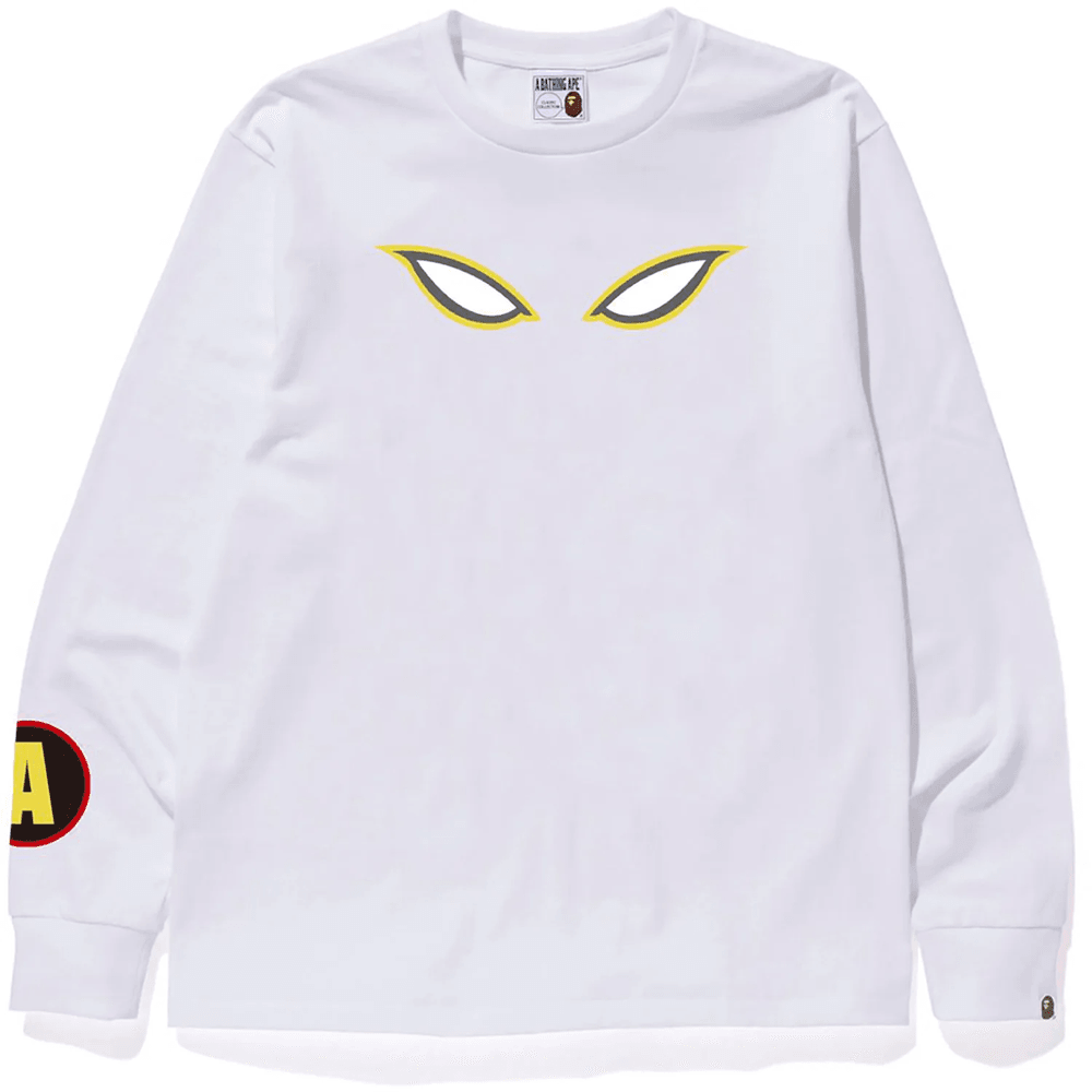 Shadow Bape L/s Majica Moška Bela
