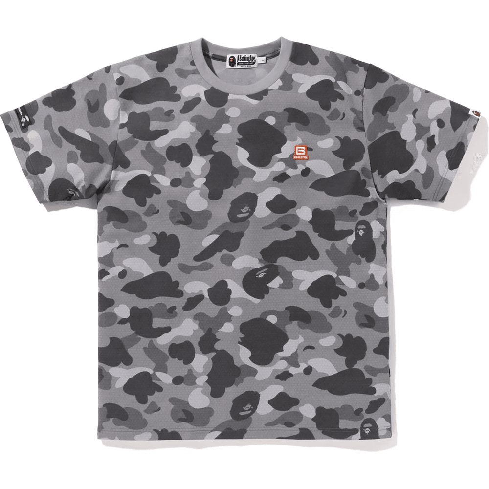 Bape Honeycomb Camo T-shirt Heren Grijs