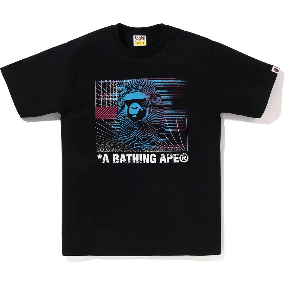 Bape Moška Majica Aero Ape Head črna