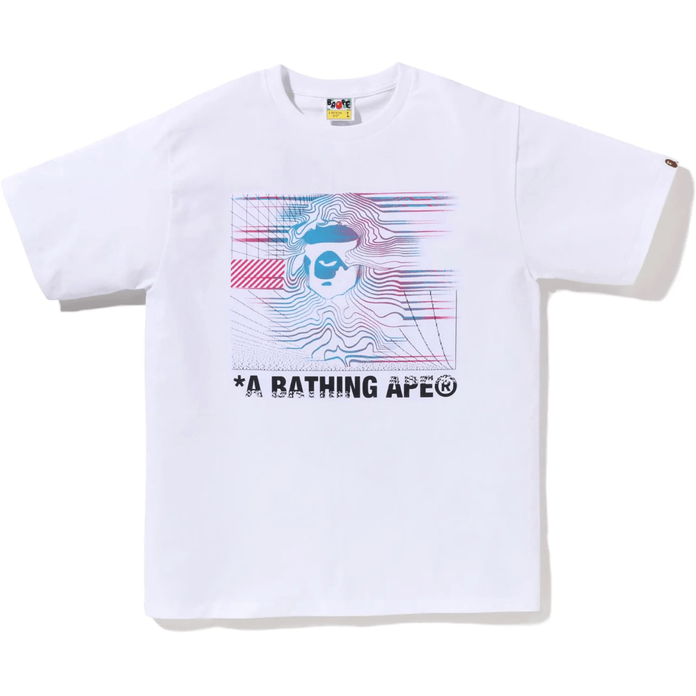 Bape Moška Majica Aero Ape Head Bela