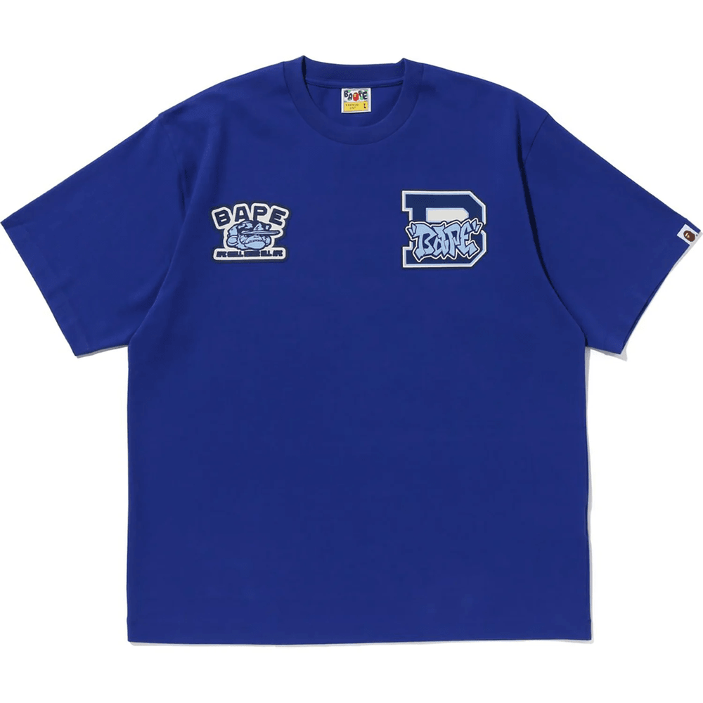 Bape Fake Puff T-shirt Heren Blauw
