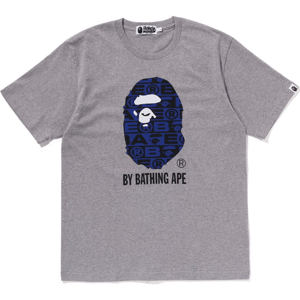 Bape Lux športni Vzorec Majice Bathing Ape Za Moške, Siva