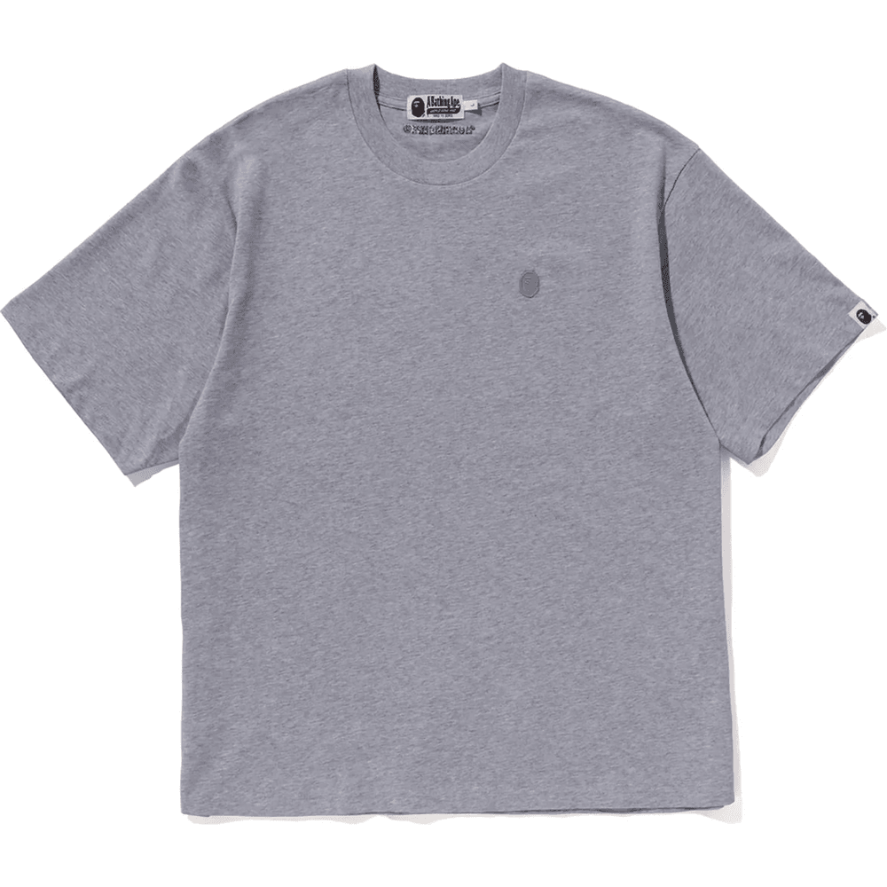 Bape Tonal Ape Head One Point Tee Pánske šedé