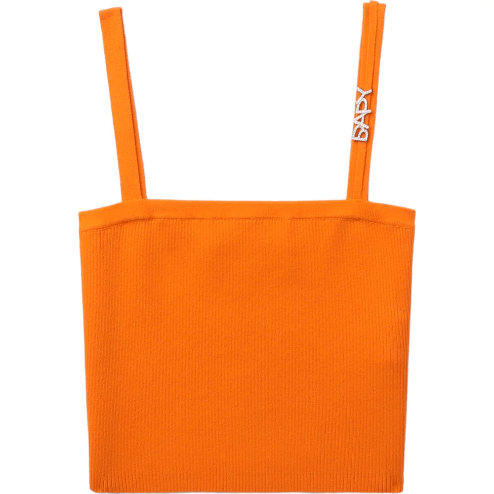 Bape Bapy Strikket Camisole Dame Oransje