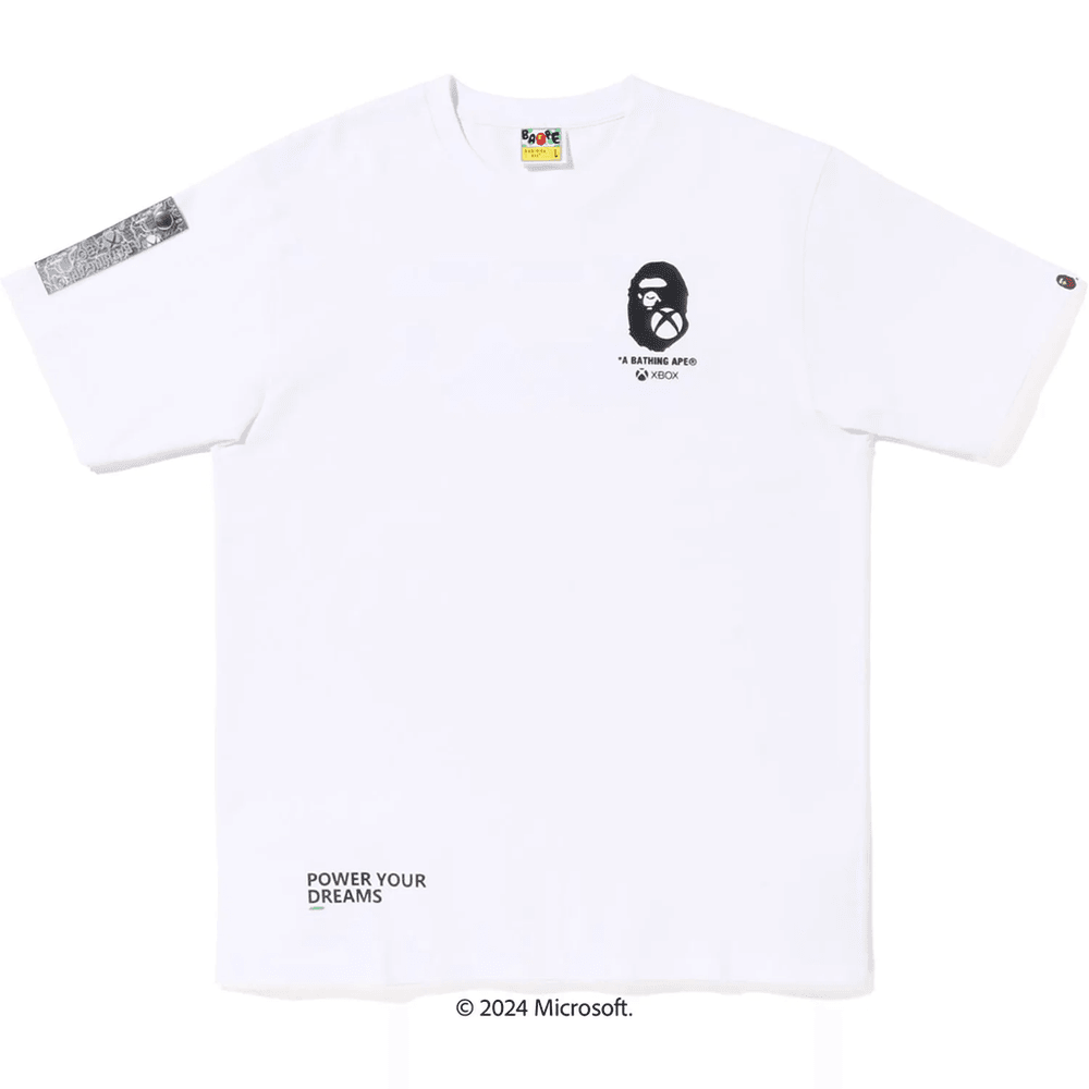 Футболка мужская BAPE X Xbox, белая
